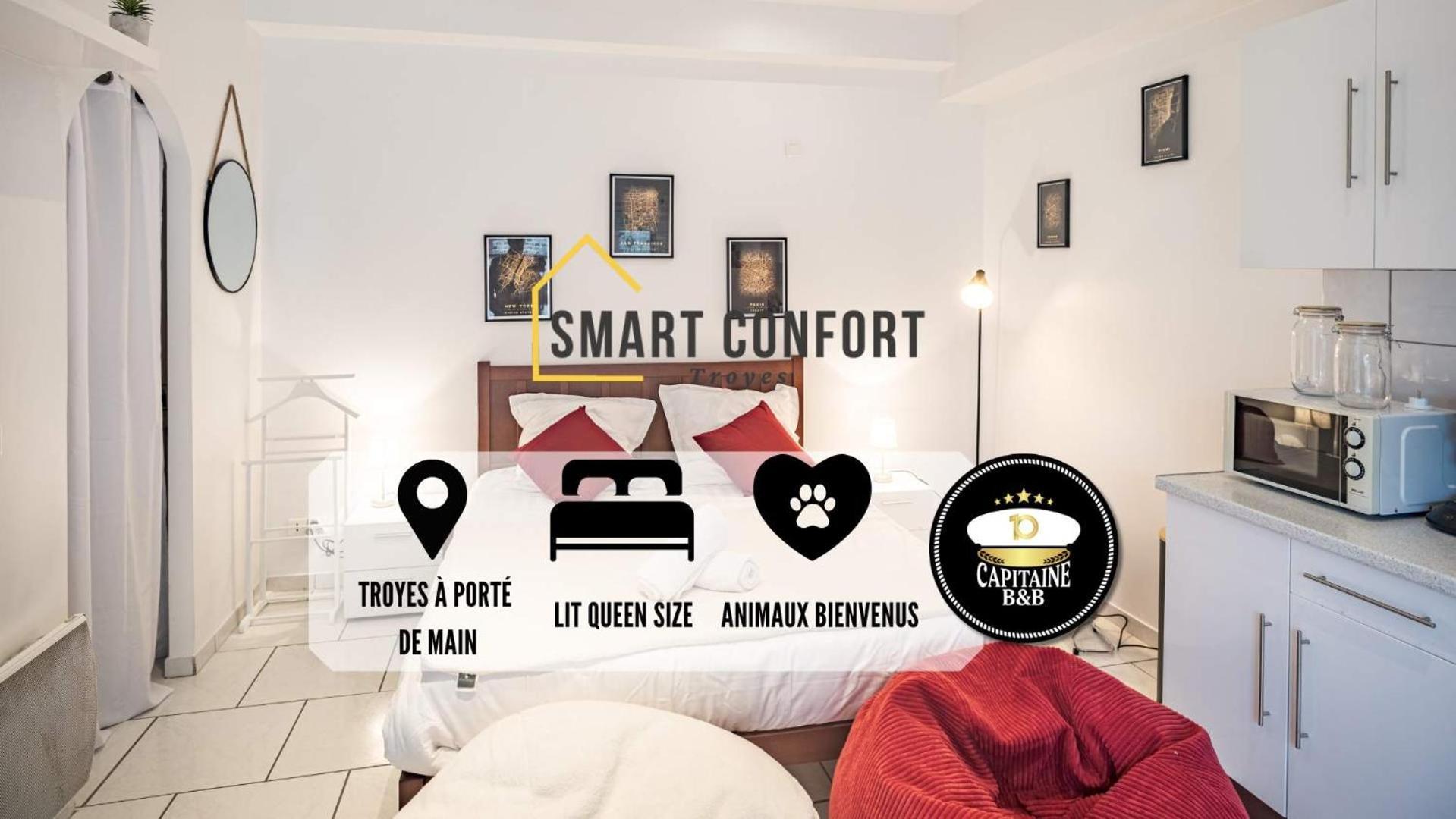 Smart Confort 1 - Studio Confort Et Style Troyes Eksteriør bilde